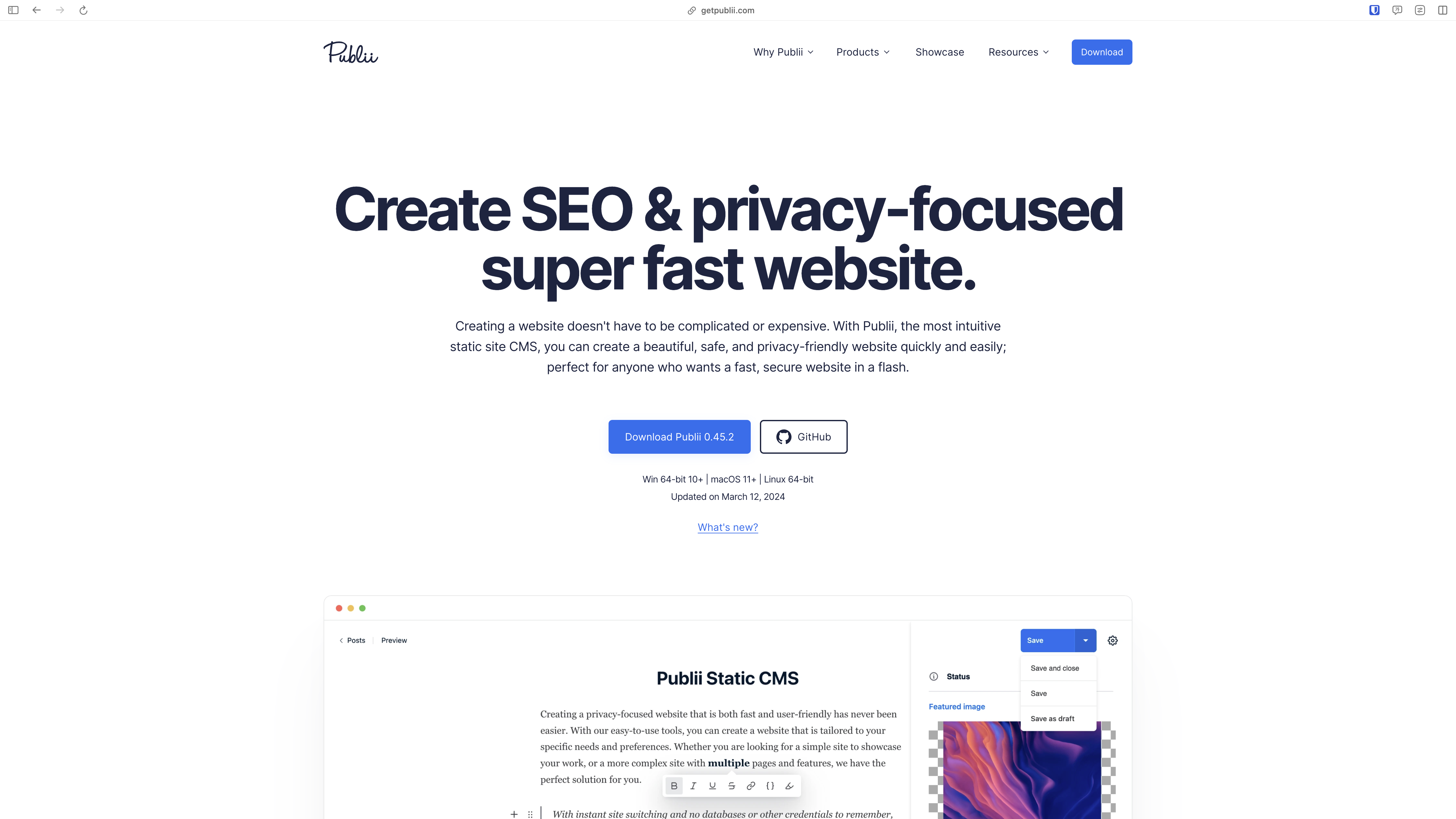 Publii's Homepage