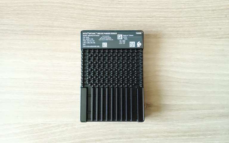 Intel Optane SSD DC P4800X 750GB