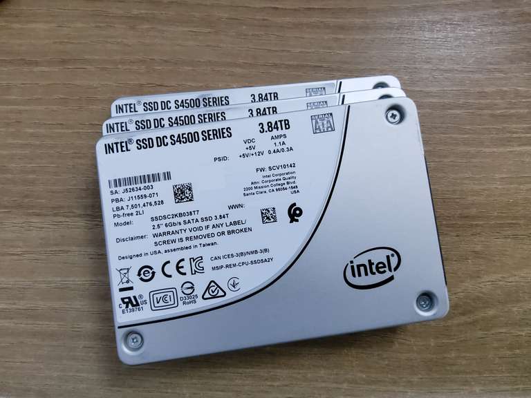 Intel SSD DC S4500 3.84TB