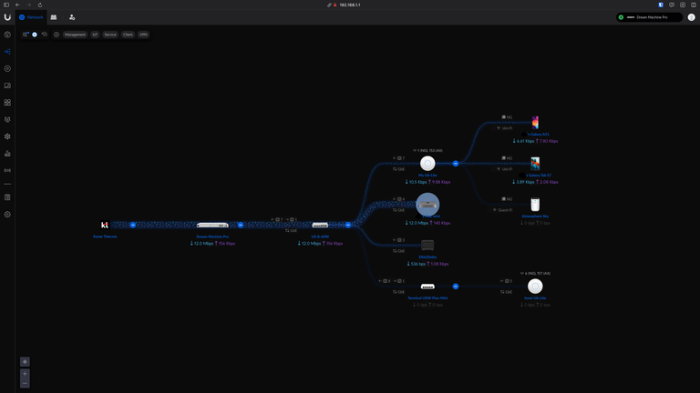Topology with UDM-Pro